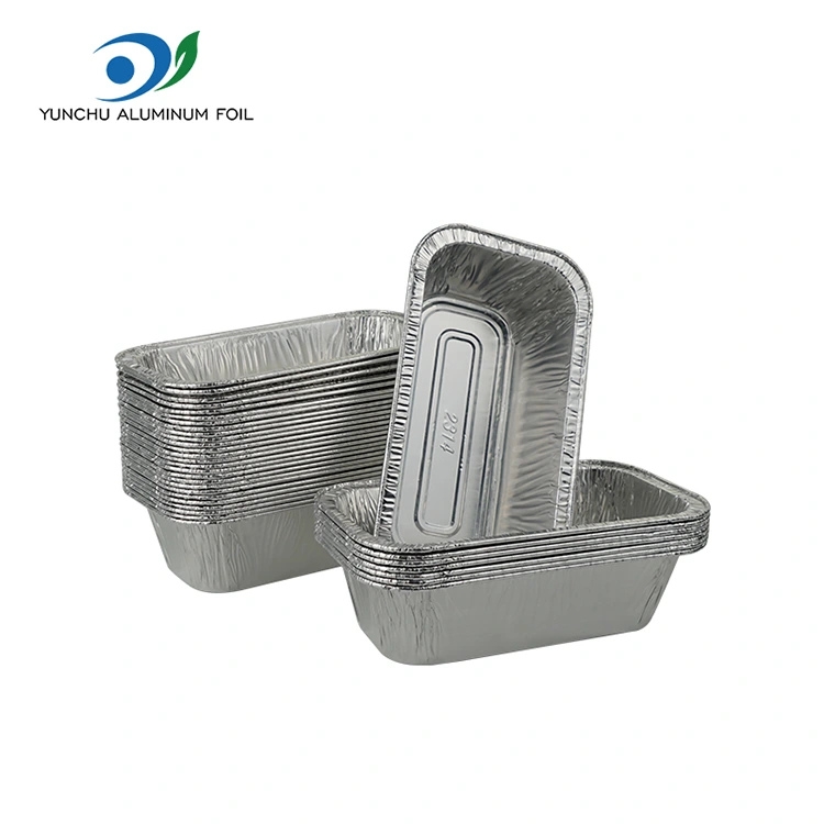 Правокутни ваздушни фриер пече сребрне алуминијумске фолије Правокутни ваздушни фриер пече сребрне алуминијумске фолије