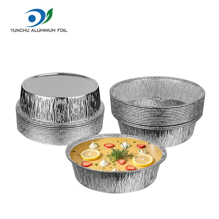 Округли авион Фриер Силвер Алуминијумске фолије Округли авион Фриер Силвер Алуминијумске фолије