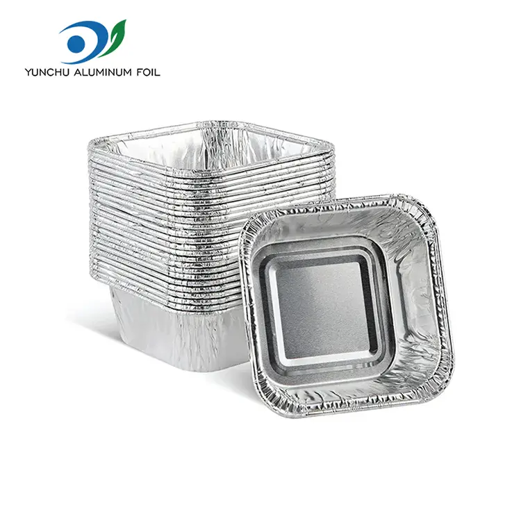 Скуаре Аир Фриер Печење Сребрне алуминијумске фолије Скуаре Аир Фриер Печење Сребрне алуминијумске фолије