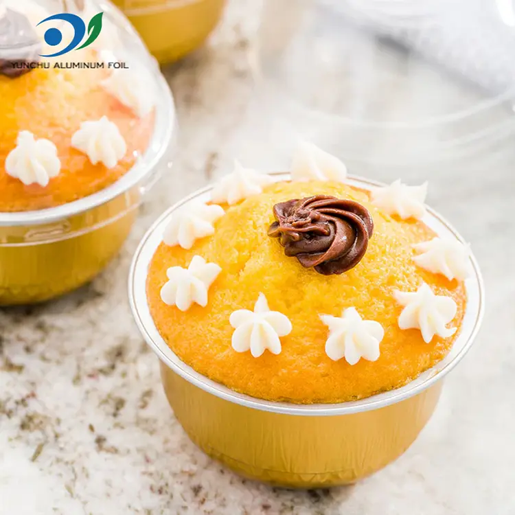 Обојени округли контејнери за соотхвалл Алуминијумске фолије