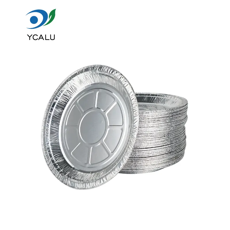 Фритеза са диском за једнократну употребу Сребрне посуде за храну од алуминијумске фолије
