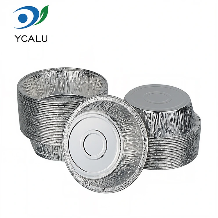Контејнери за храну од сребрне алуминијумске фолије за фритезу за роштиљ за једнократну употребу