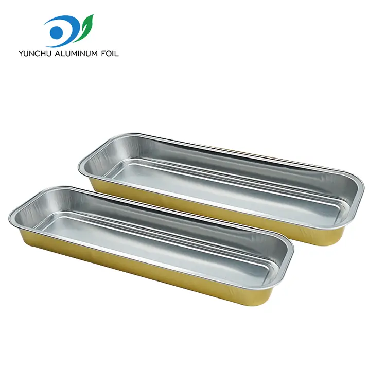 Правокутни хлеб Смоотхвалл контејнери за алуминијумске фолије