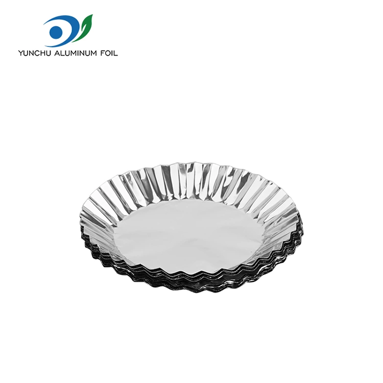 Округли колач за печење Ткина са сребрним алуминијумским контејнером за фолију