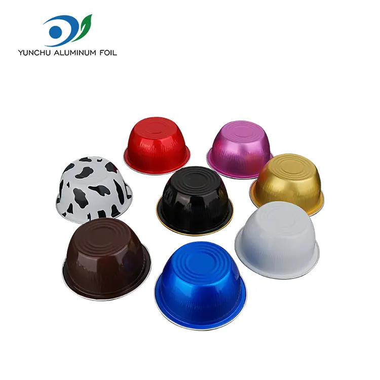 Округли колач Боја Смоотхвалл Алуминијумске фолије Контејнери